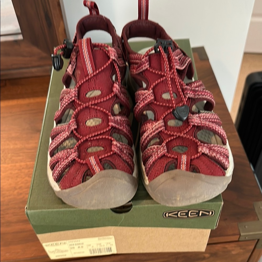 Keen Adult Red Hiking Sandals